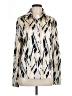 St. John Print Ivory Long Sleeve Blouse Size 10 - photo 1