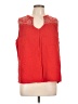 Knox Rose 100% Cotton Red Sleeveless Blouse Size L - photo 1