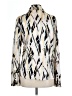 St. John Print Ivory Long Sleeve Blouse Size 10 - photo 2