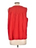Knox Rose 100% Cotton Red Sleeveless Blouse Size L - photo 2