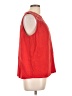 Knox Rose 100% Cotton Red Sleeveless Blouse Size L - photo 4