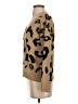 Vestidos 100% Acrylic Animal Print Tan Cardigan Size S - photo 5