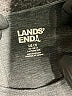 Lands' End Solid Gray Dress Size 7 - photo 3