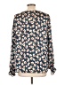 I.N. Studio 100% Polyester Blue Long Sleeve Blouse Size L - photo 2