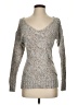 Guess Tweed Silver Pullover Sweater Size S - photo 1