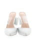 BCBGeneration Metallic Silver Gray Mule/Clog Size 8 - photo 2