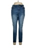 Tahari Solid Blue Jeans Size 16 - photo 1