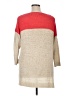 Joseph A. Color Block Tan Pullover Sweater Size 1X - photo 2