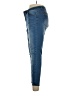 Tahari Solid Blue Jeans Size 16 - photo 5
