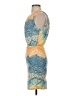Mara Hoffman Graphic Blue Cocktail Dress Size S - photo 5