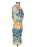 Mara Hoffman Graphic Blue Cocktail Dress Size S - photo 4