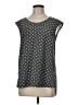 Merona 100% Polyester Polka Dots Black Sleeveless Blouse Size M - photo 1