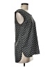 Merona 100% Polyester Polka Dots Black Sleeveless Blouse Size M - photo 4