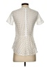 MICHAEL Michael Kors 100% Cotton Ivory Short Sleeve Blouse Size XS - photo 2