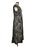 Perceptions Animal Print Silver Cocktail Dress Size L - photo 4
