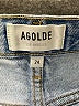 AGOLDE 100% Cotton Blue Denim Shorts Size 24 waist - photo 3
