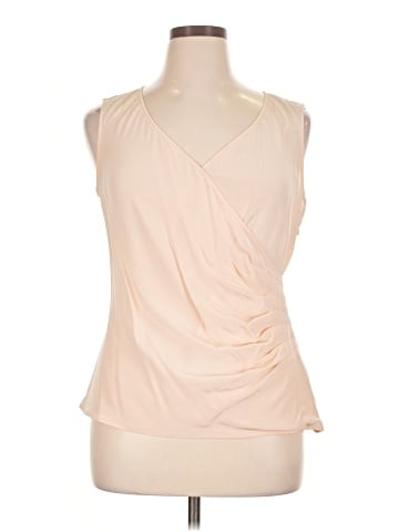 St. John Sleeveless Silk Top (view 1)