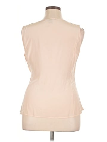 St. John Sleeveless Silk Top (view 2)