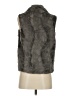 JACK 100% Polyester Gray Faux Fur Vest Size S - photo 2