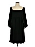 Blu Sage Solid Black Cocktail Dress Size L - photo 1