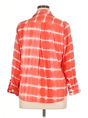 Velvet Heart 3/4 Sleeve Button-Down Shirt (view 2)