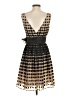 Burlapp 100% Polyester Polka Dots Black Cocktail Dress Size 4 - photo 2