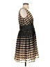 Burlapp 100% Polyester Polka Dots Black Cocktail Dress Size 4 - photo 4