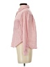 Heartloom Houndstooth Pink Long Sleeve Button-Down Shirt Size XS - photo 5