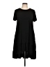 Assorted Brands 100% Polyester Solid Black Casual Dress Size 12 (estimated) - photo 1