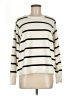 Cable & Gauge Stripes Ivory Pullover Sweater Size M - photo 1