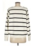 Cable & Gauge Stripes Ivory Pullover Sweater Size M - photo 2