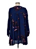 Free People 100% Rayon Blue 3/4 Sleeve Blouse Size M - photo 2