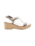 Tory Burch Silver Brown Wedges Size 10 1/2 - photo 1