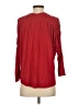 Bordeaux Red 3/4 Sleeve Top Size S - photo 2