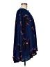 Free People 100% Rayon Blue 3/4 Sleeve Blouse Size M - photo 4