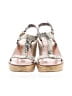 Tory Burch Silver Brown Wedges Size 10 1/2 - photo 2