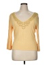 St. John Gold 3/4 Sleeve Top Size XL - photo 1