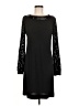 Tory Burch 100% Polyester Solid Black Casual Dress Size M - photo 1