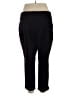 Rafaella Solid Black Active Pants Size 2X - photo 2