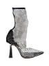 MNG Houndstooth Silver Black Ankle Boots Size EU 38 - photo 1
