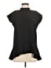 Cos 100% Polyester Black Short Sleeve Blouse Size 6 - photo 1