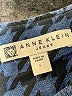 Anne Klein 100% Cotton Houndstooth Blue Jacket Size L - photo 6