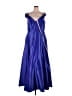 Mac Duggal 100% Polyester Blue Cocktail Dress Size 20 - photo 1