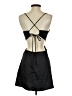 Shein 100% Polyester Solid Black Cocktail Dress Size 4 - photo 2