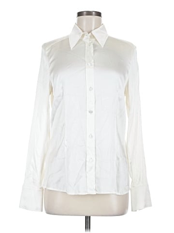 Escada Long Sleeve Silk Top (view 1)