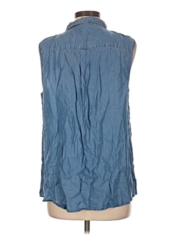 Jones New York Sleeveless Button-Down Shirt (view 2)
