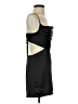 Shein 100% Polyester Solid Black Cocktail Dress Size 4 - photo 4