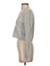 Jun & Ivy Metallic Silver Pullover Sweater Size XS - photo 5