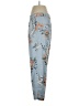 J.Crew 100% Viscose Floral Blue Casual Pants Size 2 - photo 5