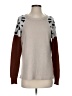 Unbranded 100% Polyester Animal Print Brown Pullover Sweater Size S - photo 1